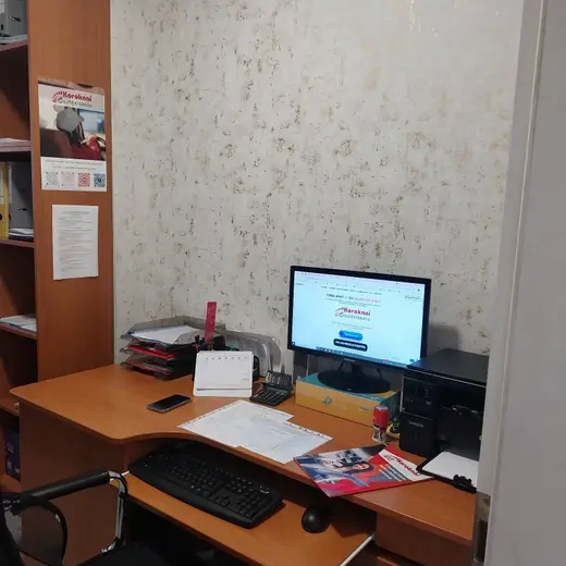 Customer service workstation at the Hajdúböszörmény office