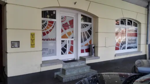 Street frontage of the Debrecen office on Szent Anna street